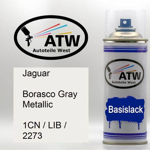 Jaguar, Borasco Gray Metallic, 1CN / LIB / 2273: 400ml Sprühdose, von ATW Autoteile West.